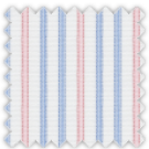 Oxford, Blue, Pink and Red Stripes