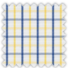 Poplin, Blue and Yellow Checks