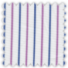 Poplin, Blue and Purple Stripes