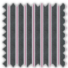 Poplin, Black and Pink Stripes