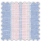 Linen, Blue and Pink Stripes