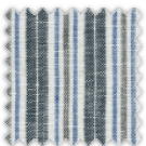 Linen, Blue, Black and Gray Stripes