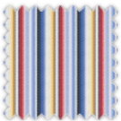Twill, Blue, Yellow, Black, Red and Brown Stripes