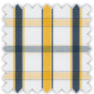 Poplin, Blue, Yellow and Gray Checks