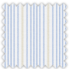 Wrinkle Resistant Dobby, Blue and Khaki Stripes