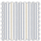 Wrinkle Resistant Dobby, Blue and Khaki Stripes