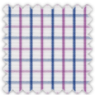 Poplin, Blue and Purple Checks